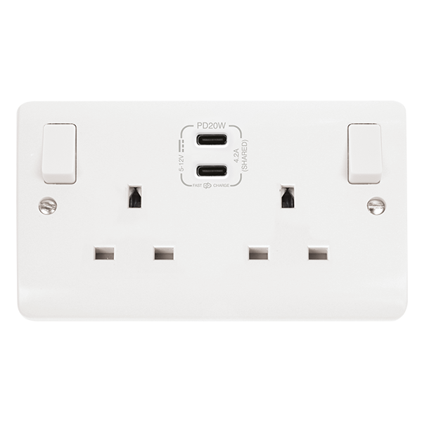 Click Twin Socket USB C&C